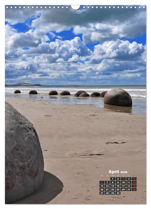 Reise durch Neuseeland (CALVENDO Wandkalender 2026)