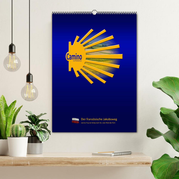 Jakobsweg Via Podiensis (CALVENDO Wandkalender 2026)
