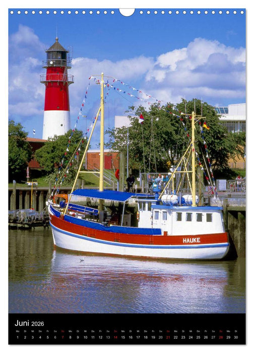 Leuchttürme in Norddeutschland (CALVENDO Wandkalender 2026)