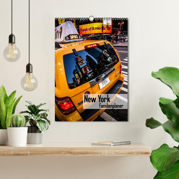 New York Familienplaner (CALVENDO Wandkalender 2026)