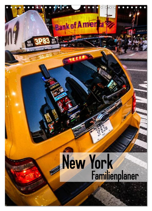 New York Familienplaner (CALVENDO Wandkalender 2026)