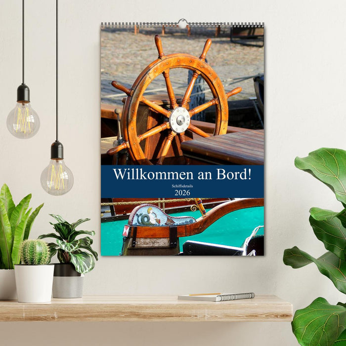 Willkommen an Bord! Schiffsdetails 2026 (CALVENDO Wandkalender 2026)