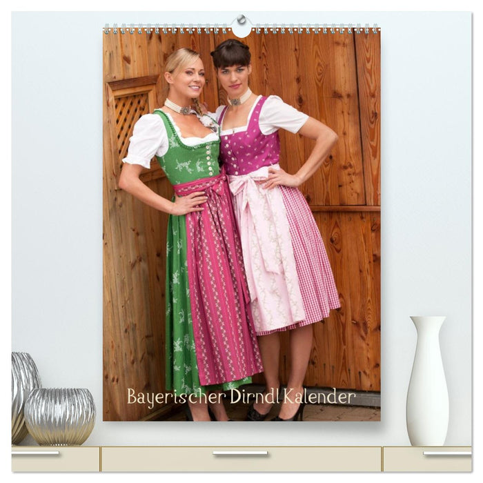 Bayerischer Dirndlkalender (CALVENDO Premium Wandkalender 2026)