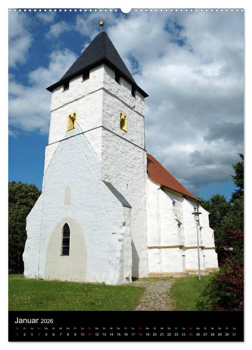 Kirchen in Deutschland - Göttliche Perlen aus Menschenhand (CALVENDO Premium Wandkalender 2026)