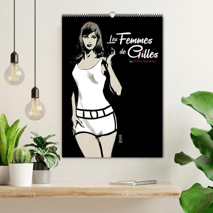 Les femmes de Gilles 2 by Gilles Vranckx - 12 Frauen-Illustrationen von dem Belgischen Künstler Gilles Vranckx (CALVENDO Wandkalender 2026)