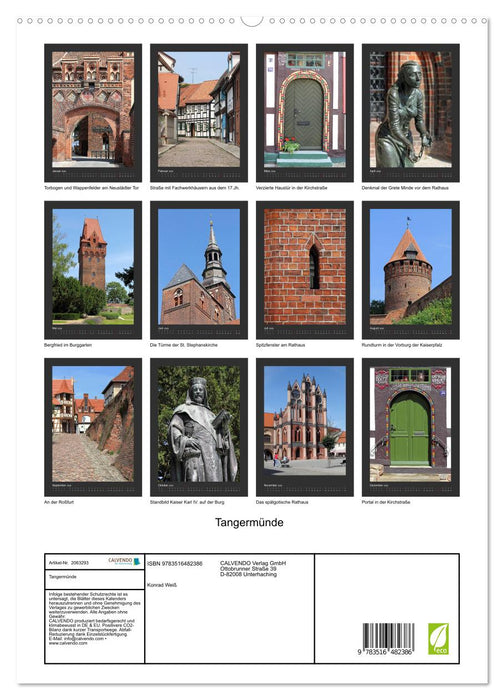 Tangermünde (CALVENDO Premium Wandkalender 2026)