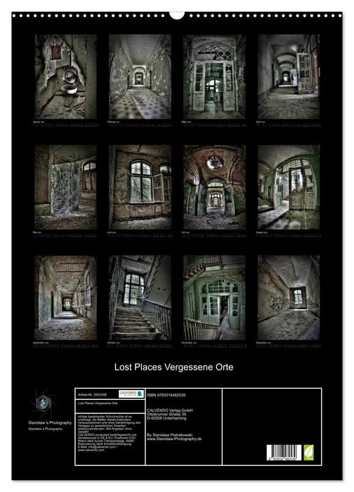 Lost Places Vergessene Orte (CALVENDO Wandkalender 2026)