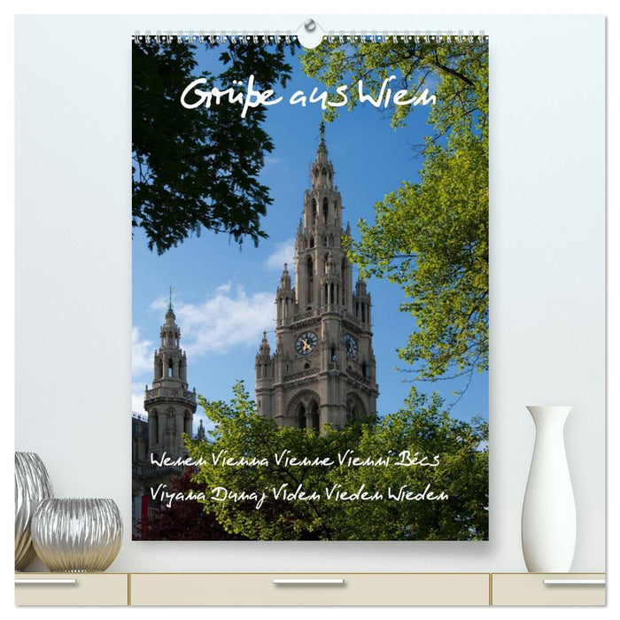 Grüsse aus Wien (CALVENDO Premium Wandkalender 2026)