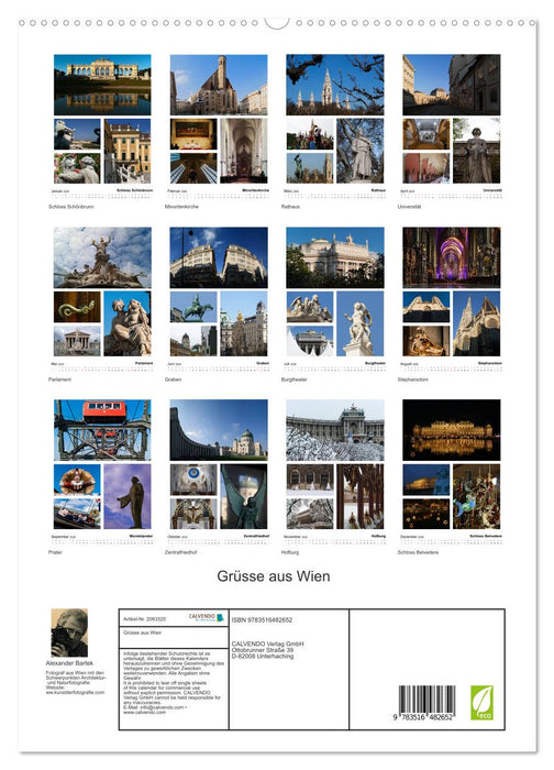 Grüsse aus Wien (CALVENDO Premium Wandkalender 2026)