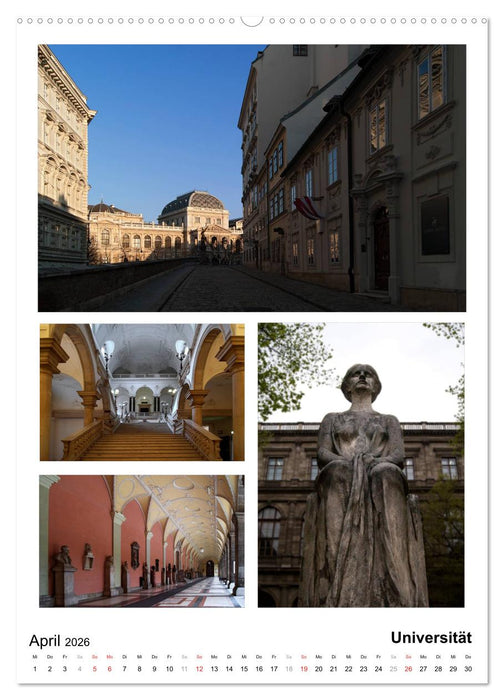 Grüsse aus Wien (CALVENDO Premium Wandkalender 2026)