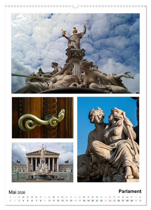 Grüsse aus Wien (CALVENDO Premium Wandkalender 2026)