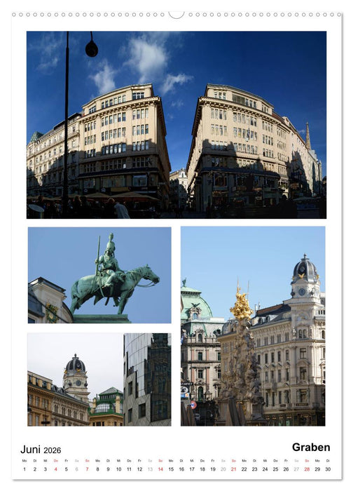 Grüsse aus Wien (CALVENDO Premium Wandkalender 2026)