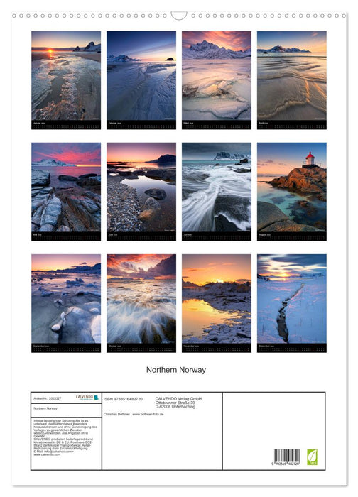 Northern Norway (CALVENDO Wandkalender 2026)