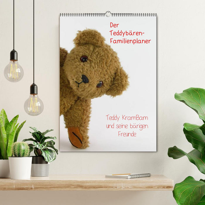 Der Teddybären-Familienplaner (CALVENDO Wandkalender 2026)