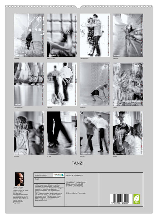 TANZ! (CALVENDO Premium Wandkalender 2026)