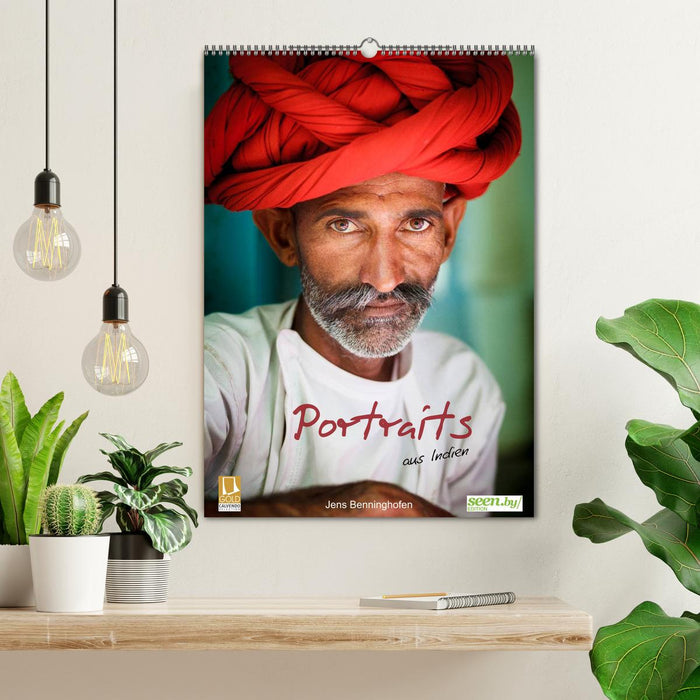 Portraits aus Indien (CALVENDO Wandkalender 2026)