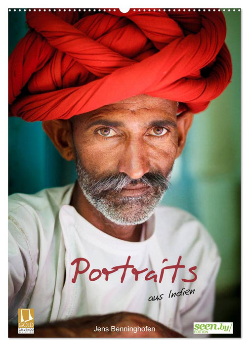 Portraits aus Indien (CALVENDO Wandkalender 2026)