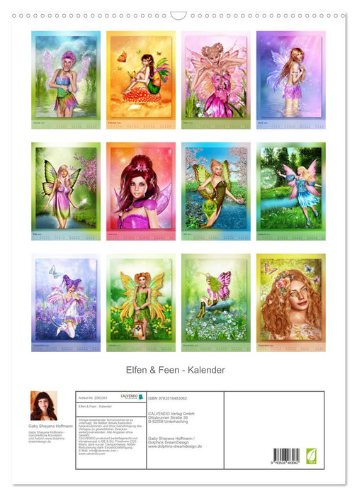 Elfen & Feen - Kalender (CALVENDO Wandkalender 2026)