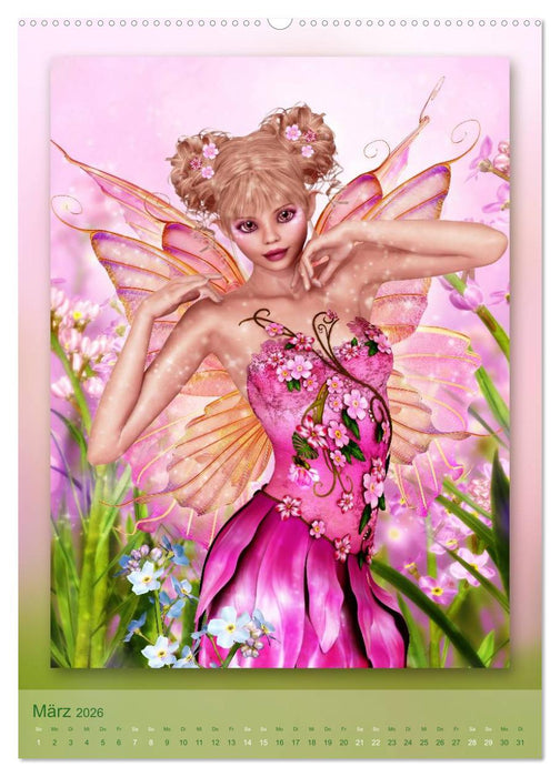 Elfen & Feen - Kalender (CALVENDO Wandkalender 2026)