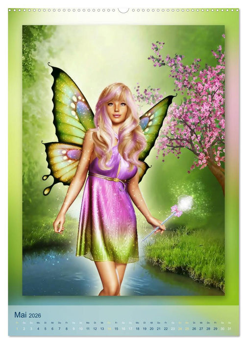 Elfen & Feen - Kalender (CALVENDO Wandkalender 2026)