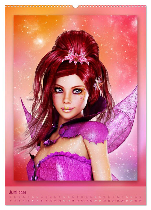 Elfen & Feen - Kalender (CALVENDO Wandkalender 2026)