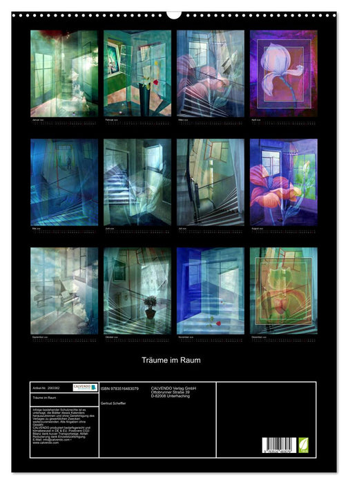Träume im Raum (CALVENDO Wandkalender 2026)