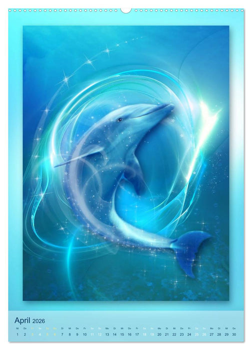 Delfine - Kalender (CALVENDO Wandkalender 2026)