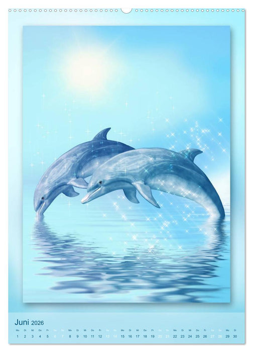Delfine - Kalender (CALVENDO Wandkalender 2026)