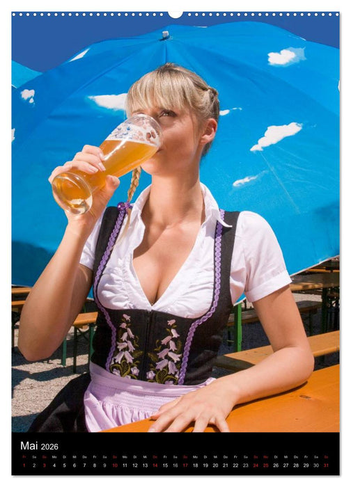 Bayerischer Dirndlkalender (CALVENDO Wandkalender 2026)