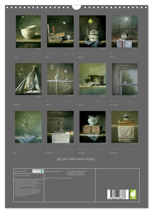 gib der Stille einen Klang (CALVENDO Wandkalender 2026)