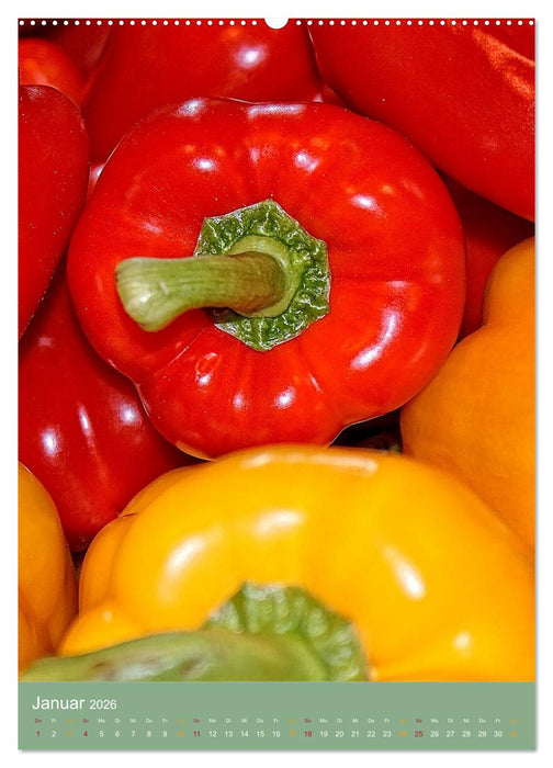 Natürliche Kost - Gesund essen 2026 (CALVENDO Premium Wandkalender 2026)