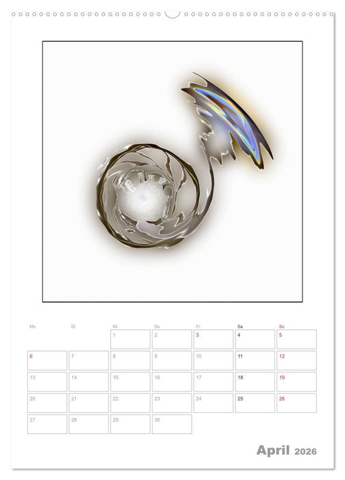 Kunst - Abstrakt - Skurril (CALVENDO Premium Wandkalender 2026)