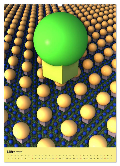 Fraktale Geometrie (CALVENDO Premium Wandkalender 2026)