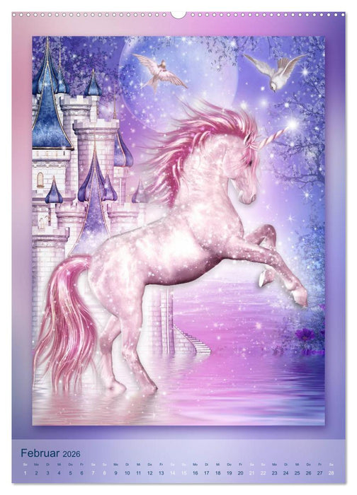 Einhörner - Kalender (CALVENDO Wandkalender 2026)