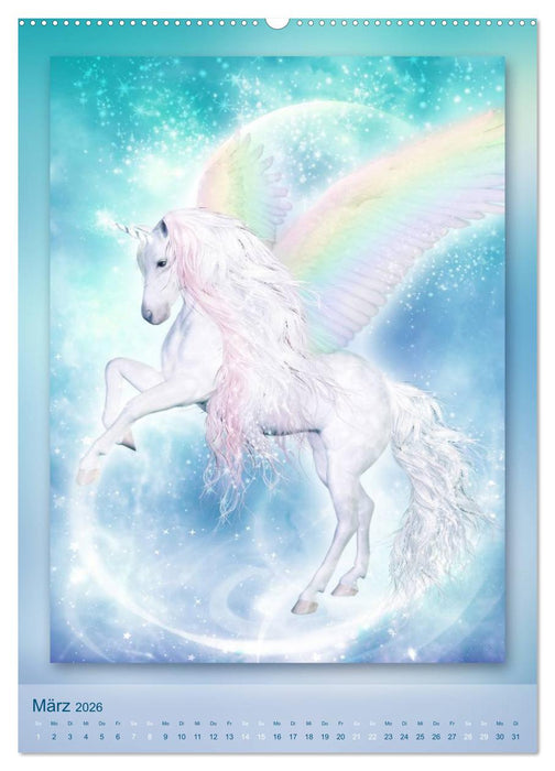 Einhörner - Kalender (CALVENDO Wandkalender 2026)