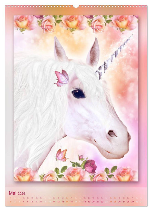 Einhörner - Kalender (CALVENDO Wandkalender 2026)
