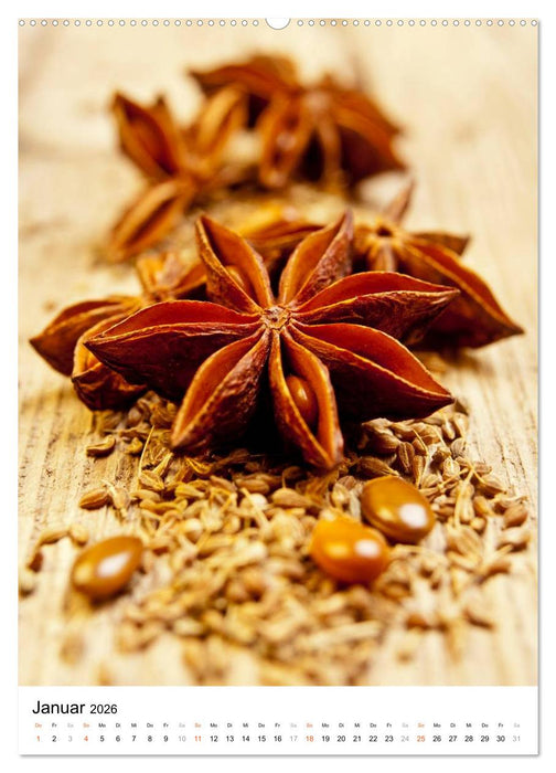 Kräuter, Gewürze & Co. 2026 (CALVENDO Premium Wandkalender 2026)