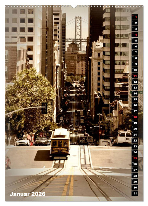Herrliches Reiseziel... SAN FRANCISCO (CALVENDO Premium Wandkalender 2026)