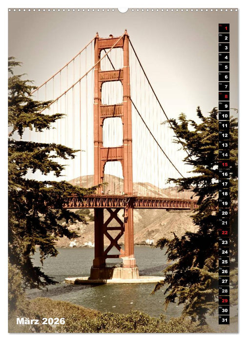 Herrliches Reiseziel... SAN FRANCISCO (CALVENDO Premium Wandkalender 2026)