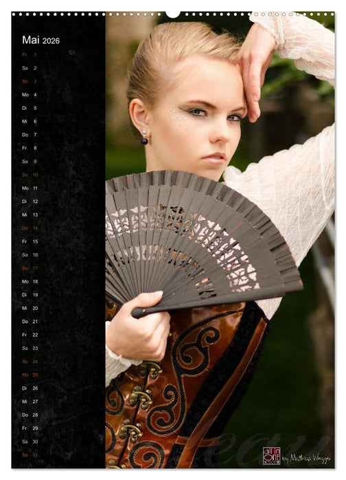 Mode au Chateau (CALVENDO Premium Wandkalender 2026)