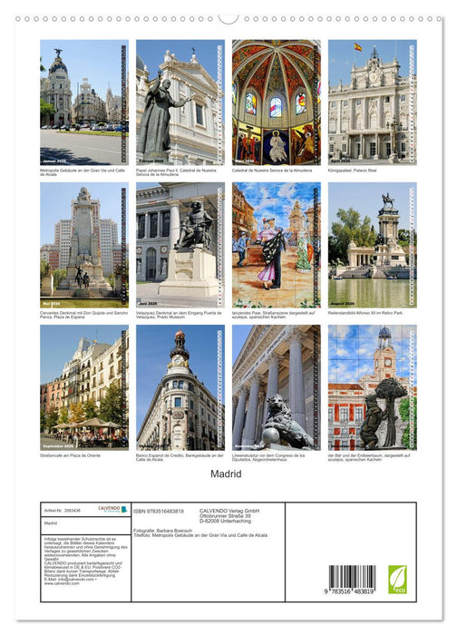 Madrid (CALVENDO Wandkalender 2026)