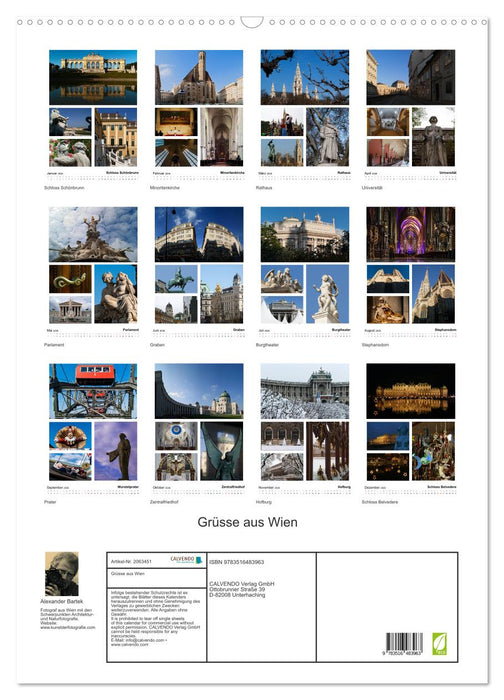 Grüsse aus Wien (CALVENDO Wandkalender 2026)