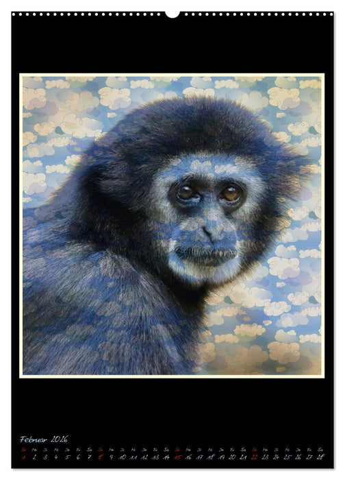 PopArten 2026 – Der verrückte Tierkalender (CALVENDO Wandkalender 2026)