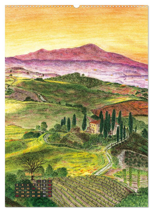 Kunstkalender 2026 - Zauber der Malerei (CALVENDO Wandkalender 2026)