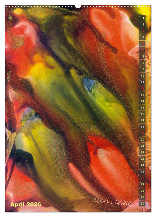 Encaustic-Malerei Kunstkalender 2026 (CALVENDO Premium Wandkalender 2026)