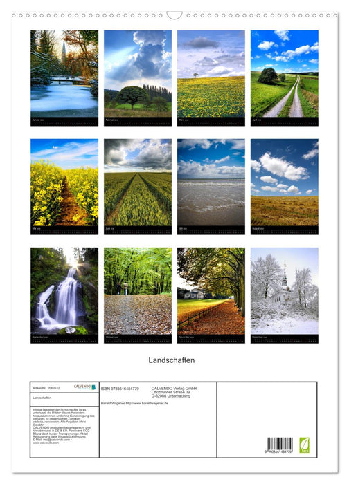 Landschaften (CALVENDO Wandkalender 2026)