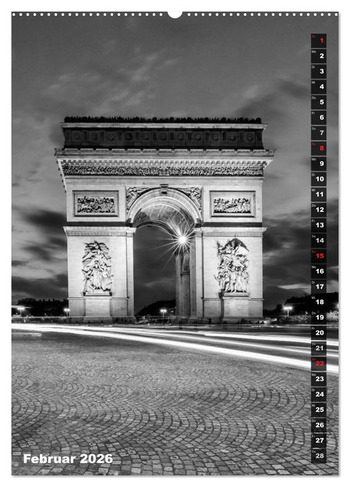 PARIS Vertikale Ansichten (CALVENDO Wandkalender 2026)