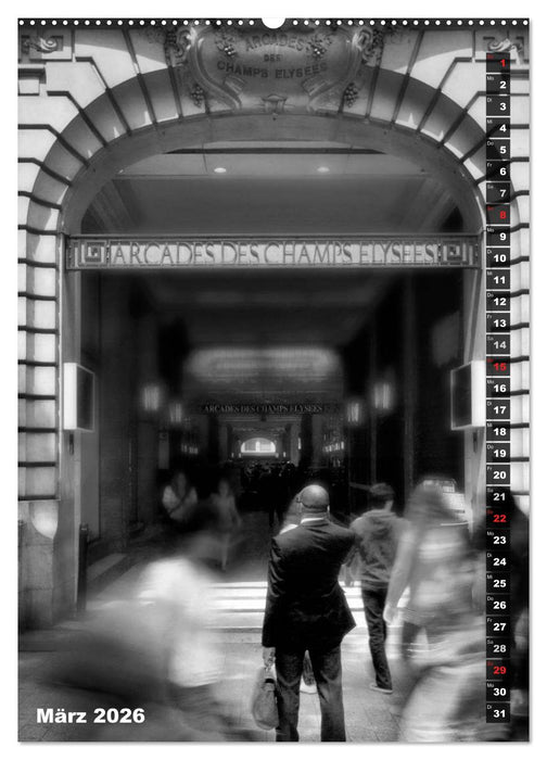 PARIS Vertikale Ansichten (CALVENDO Wandkalender 2026)