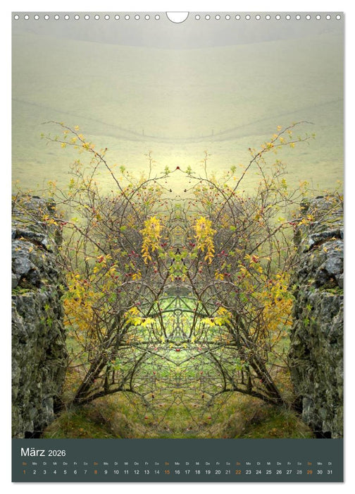 Spiegelwelten - Botschaften der Naturwesen (CALVENDO Wandkalender 2026)