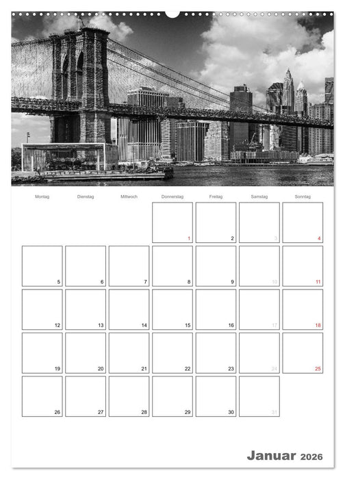 NEW YORK Skylines (CALVENDO Wandkalender 2026)